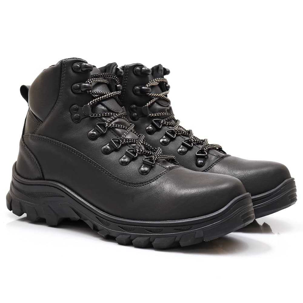 Bota Militar Masculina Coturno Adventure Sola Tratorada Borracha Trilha Trabalho Reforçado