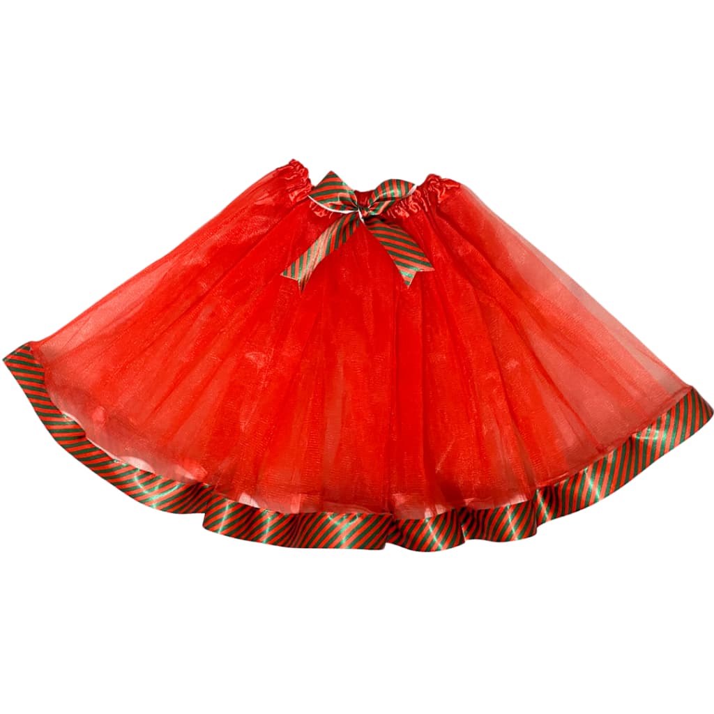 Saia Tutu Mamãe Noel Duende Natal Fantasia