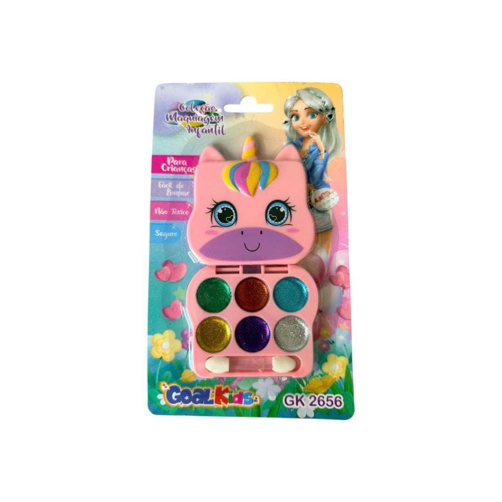 Kit sombra glitter infantil maquiagem