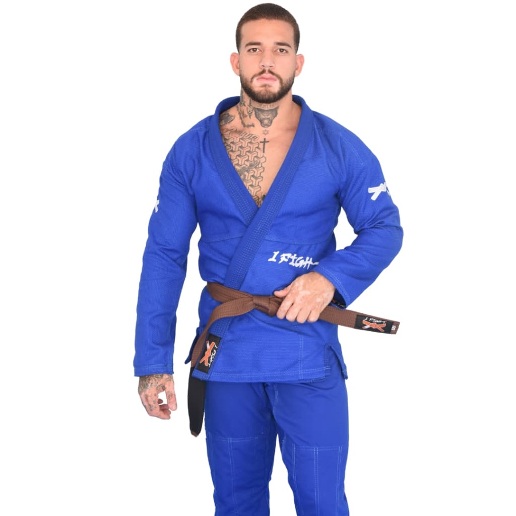 Kimono Jiu Jitsu Elementar Azul 1 Fight