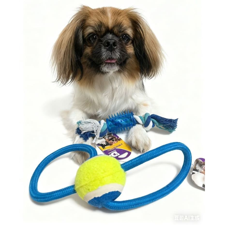 Kit 2 Brinquedos para Cachorros | Mordedores de Corda com Nó | Resistente e Anti Estresse | Pets