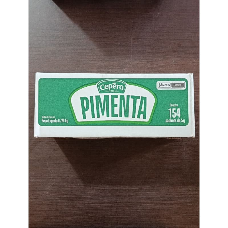 Pimenta sachê Cepêra cx 154x5g