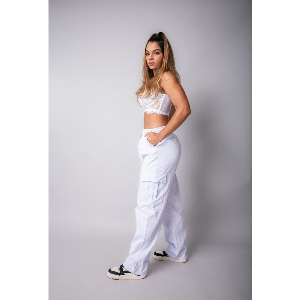 CALÇA CARGO FEMININA SKATISTA STREET - ENVIO IMEDIATO