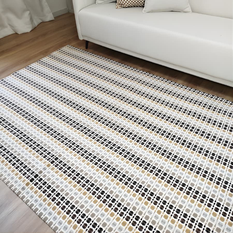 Kit Tapetes 1 Grande 1,40 x 2,00 e 2 tapetes pequenos 45x65 Sala Quarto Qualidade Conforto