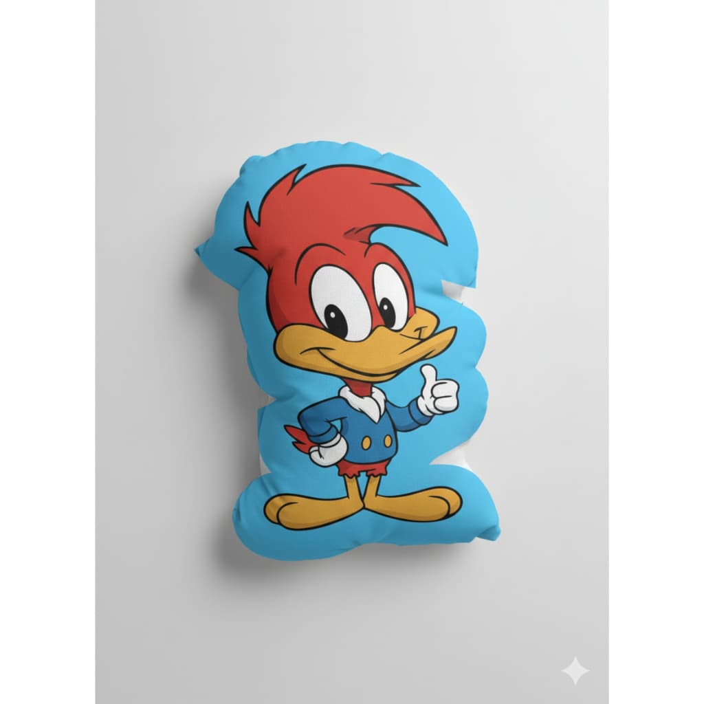 Almofada Decorativa Pica-Pau 45x45 em Micropercal