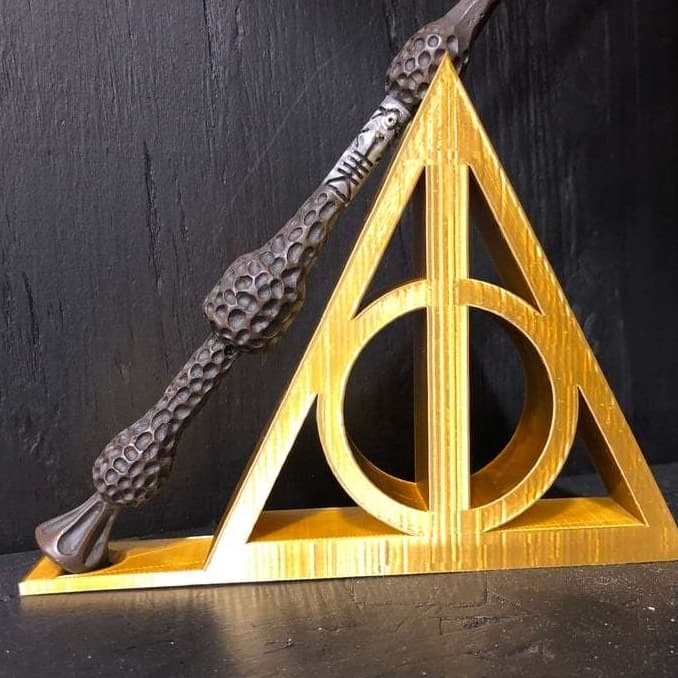 Suporte Base Para Varinhas Harry Potter Reliquias da Morte