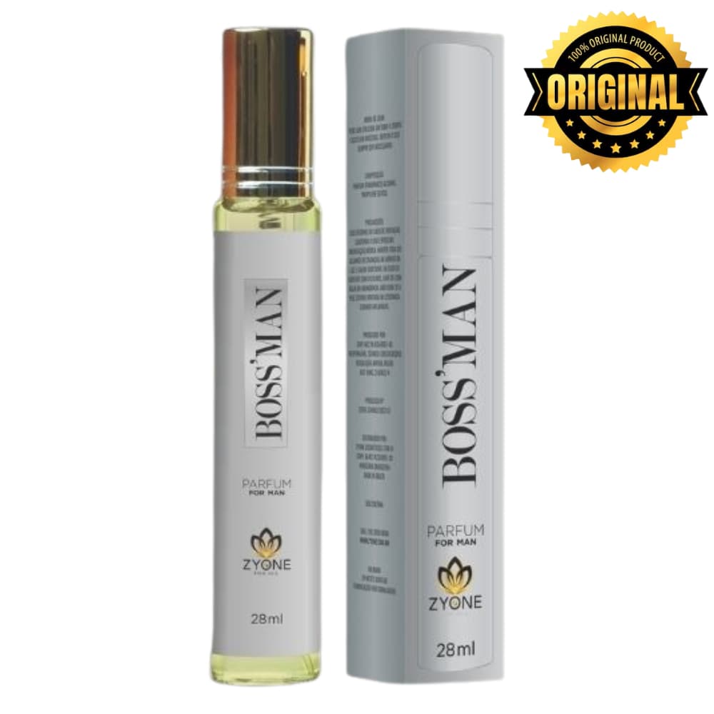 BossMan Zyone Cosméticos Masculino Parfum 28ml Alta Fixação Essência Premium