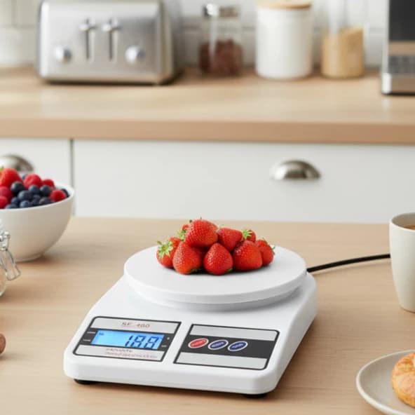 Balança Digital para Cozinha Alta Precisão 10kg Alimento Dietas Fitness