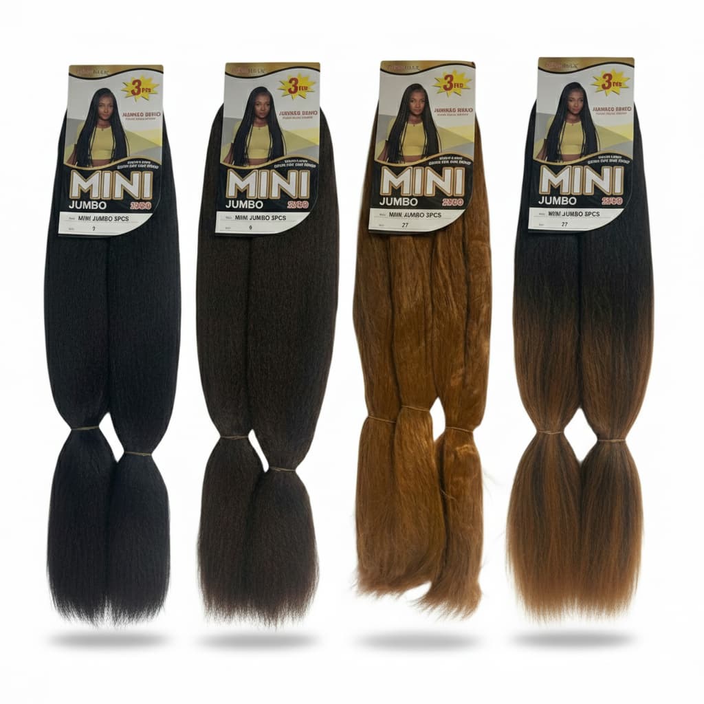 Mini Jumbo 200g –3 Peças Pré Esticado | Fácil de Trançar Dsoar Hair - Novidade