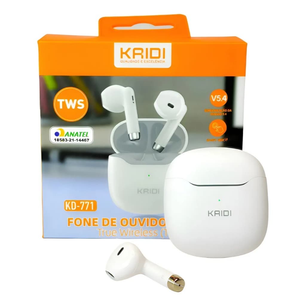 FONE SEM FIO BLUETOOTH V5.4 KAIDI KD-771