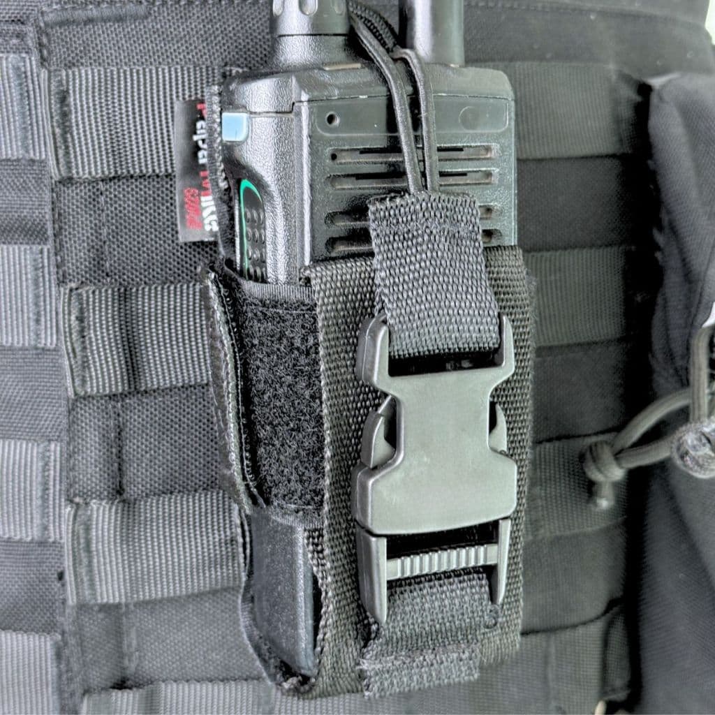 PORTA RADIO HT MODULAR PRETO CORDURA 1000