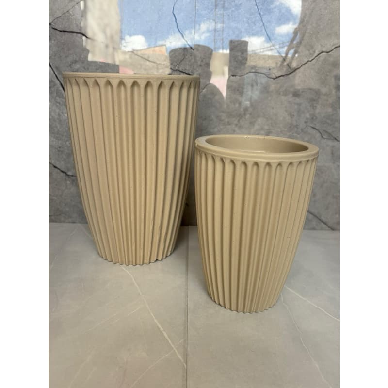 Kit 2 Vasos para planta e flor Coluna Romana 3D N1 e N2