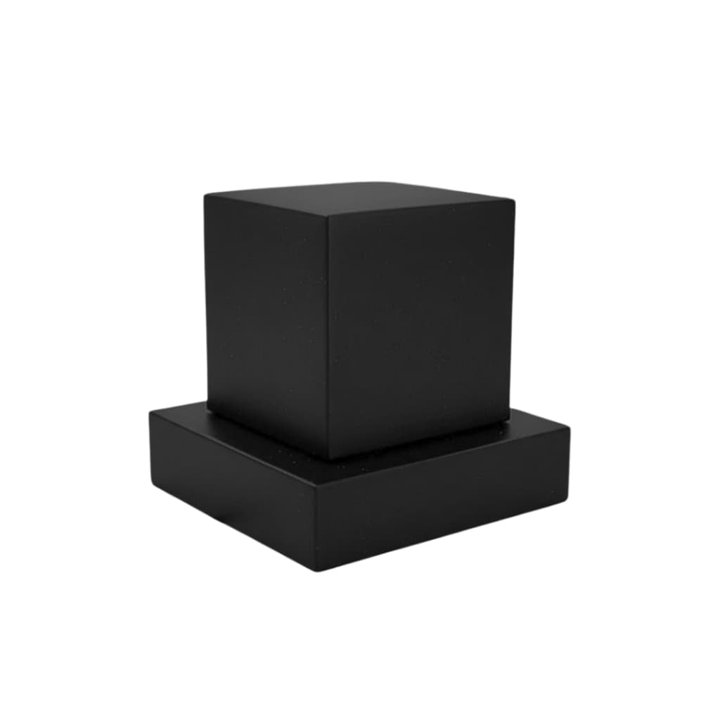 Acabamento Quadrado Registro ½ e ¾  Chuveiro Geral Padrão Deca Preto Fosco Abs Plastico Resistente
