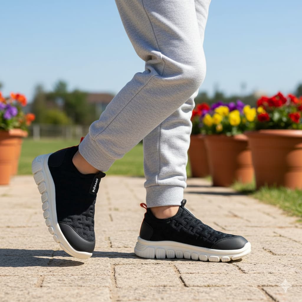 Tênis Novopé Infantil Menino Calce Fácil Slip On Confortável Leve