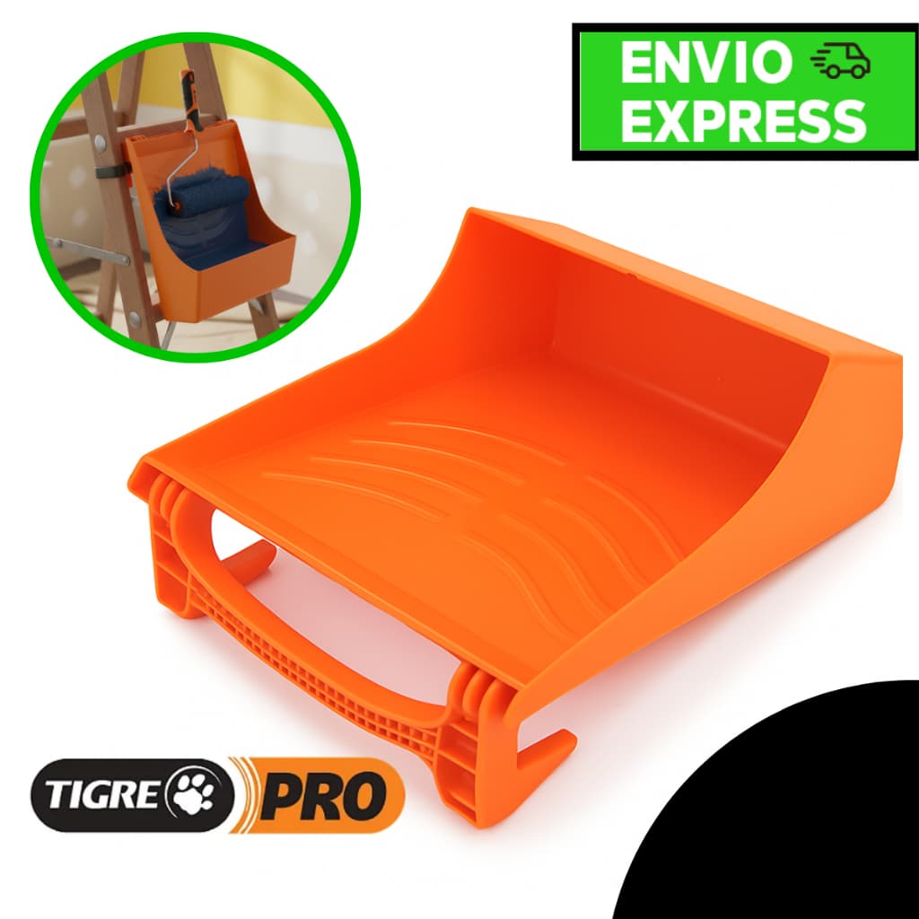 Caçamba Bandeja de Pintura Tigre Pro 3 Litros  C/ Apoio P/ Escada Linha Premium