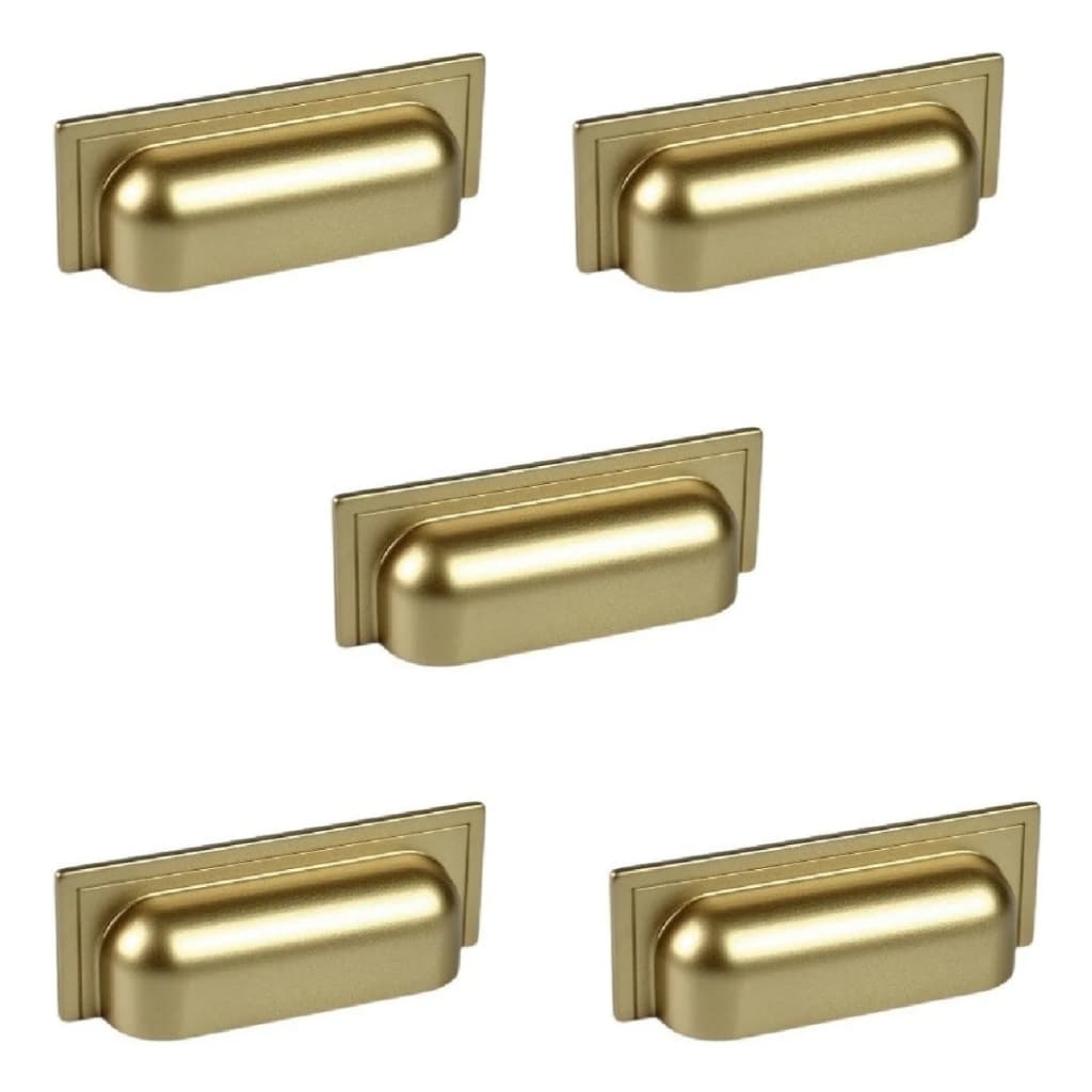 KIT PUXADOR PLYMOUTH ZEN DOURADO CONCHA 80MM ZP5420.955