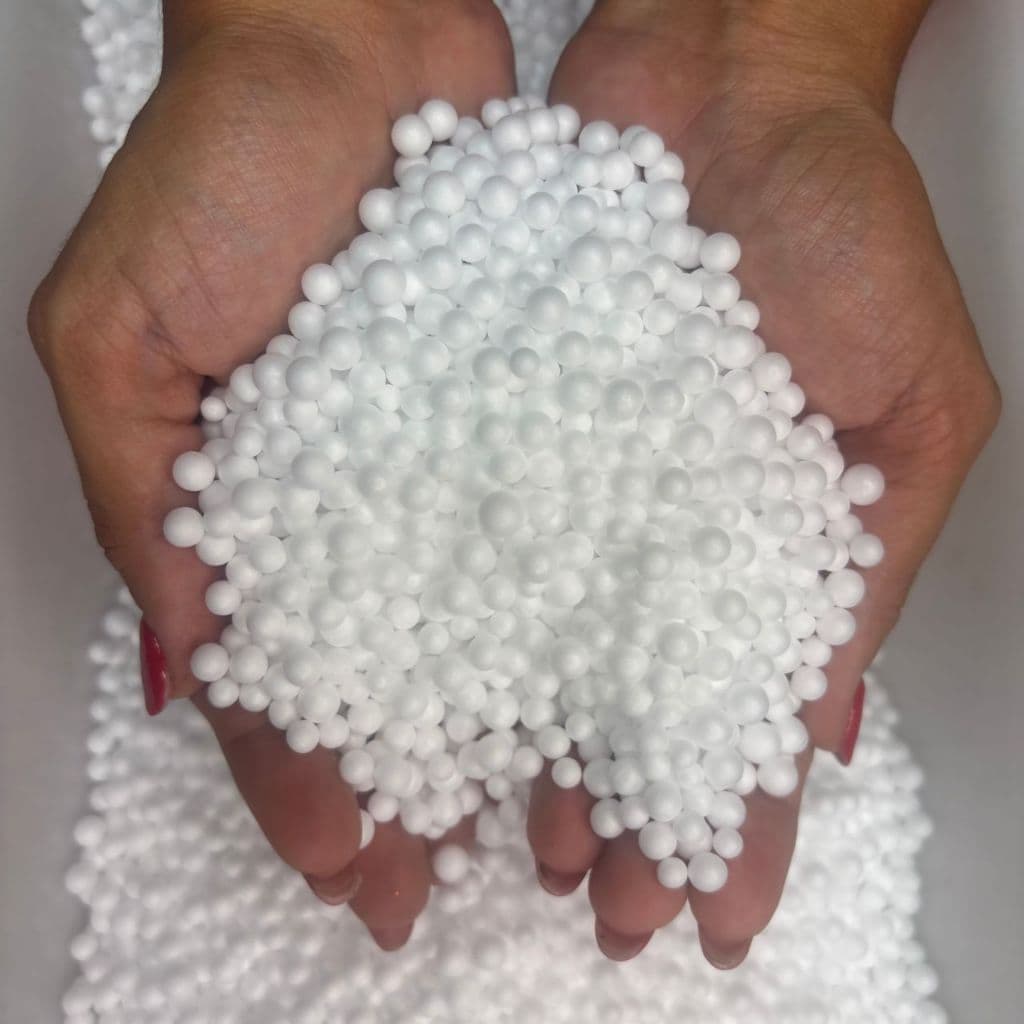 Mini Pérolas de Isopor para Artesanato - Ideal para Esferas Acrílicas, Decoração Natalina e DIY