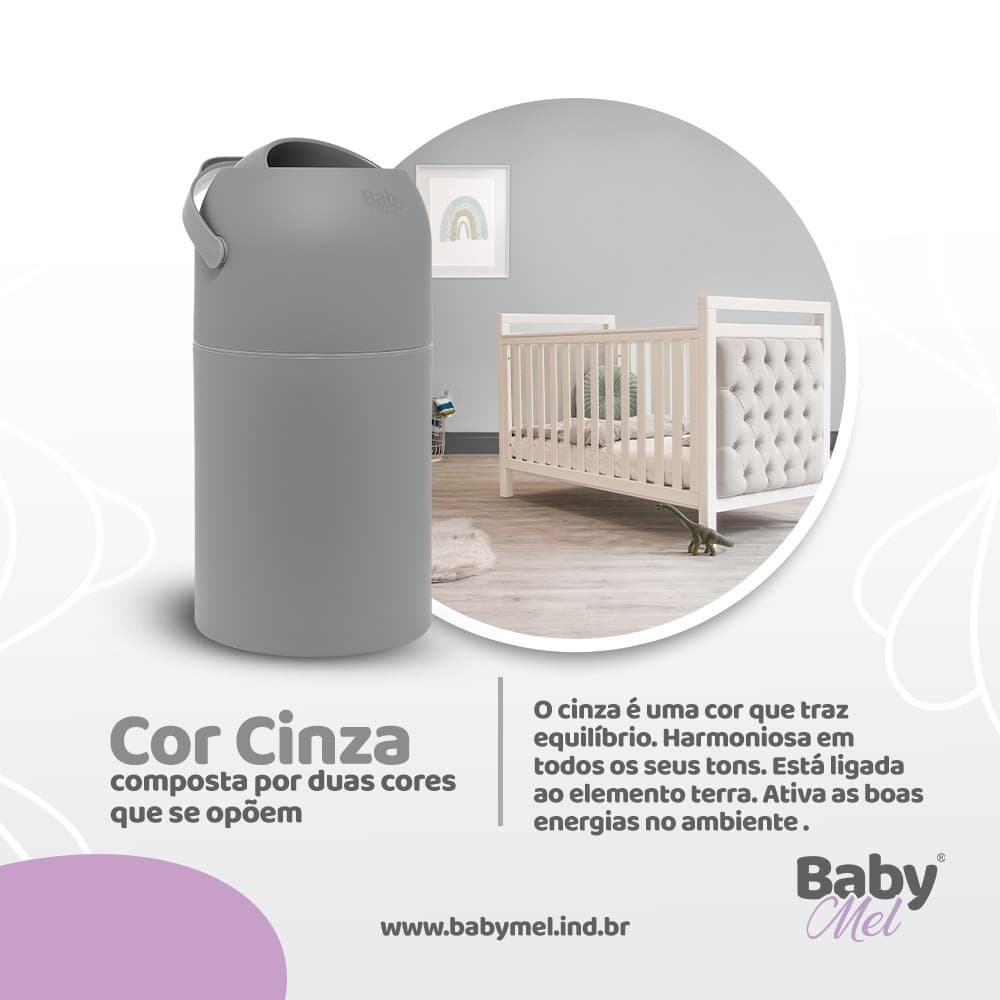Lixeira 3 em1 Sistema Antiodor Fralda Bebe Lixo, Pet, Cozinha ,Banheiro