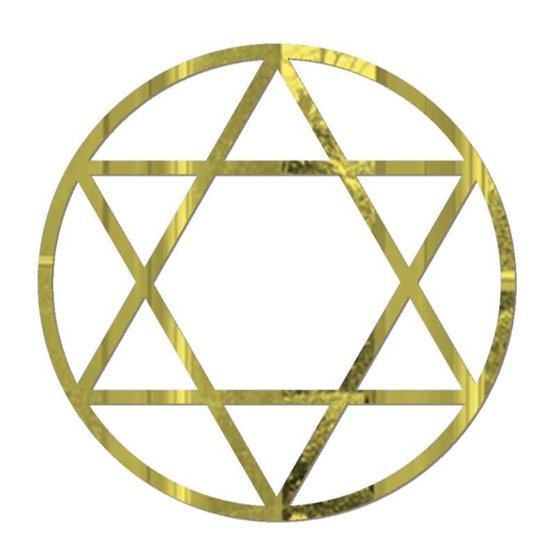 Mandala Acrilico estrela de salomão estrela de davi Quadro decorativo yoga Quadro Decorativo