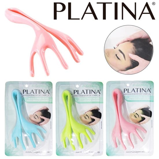 MASSAGEADOR MANUAL DE CABECA 6 PONTAS DE PLASTICO COLORS 18X9CM Código 10111507