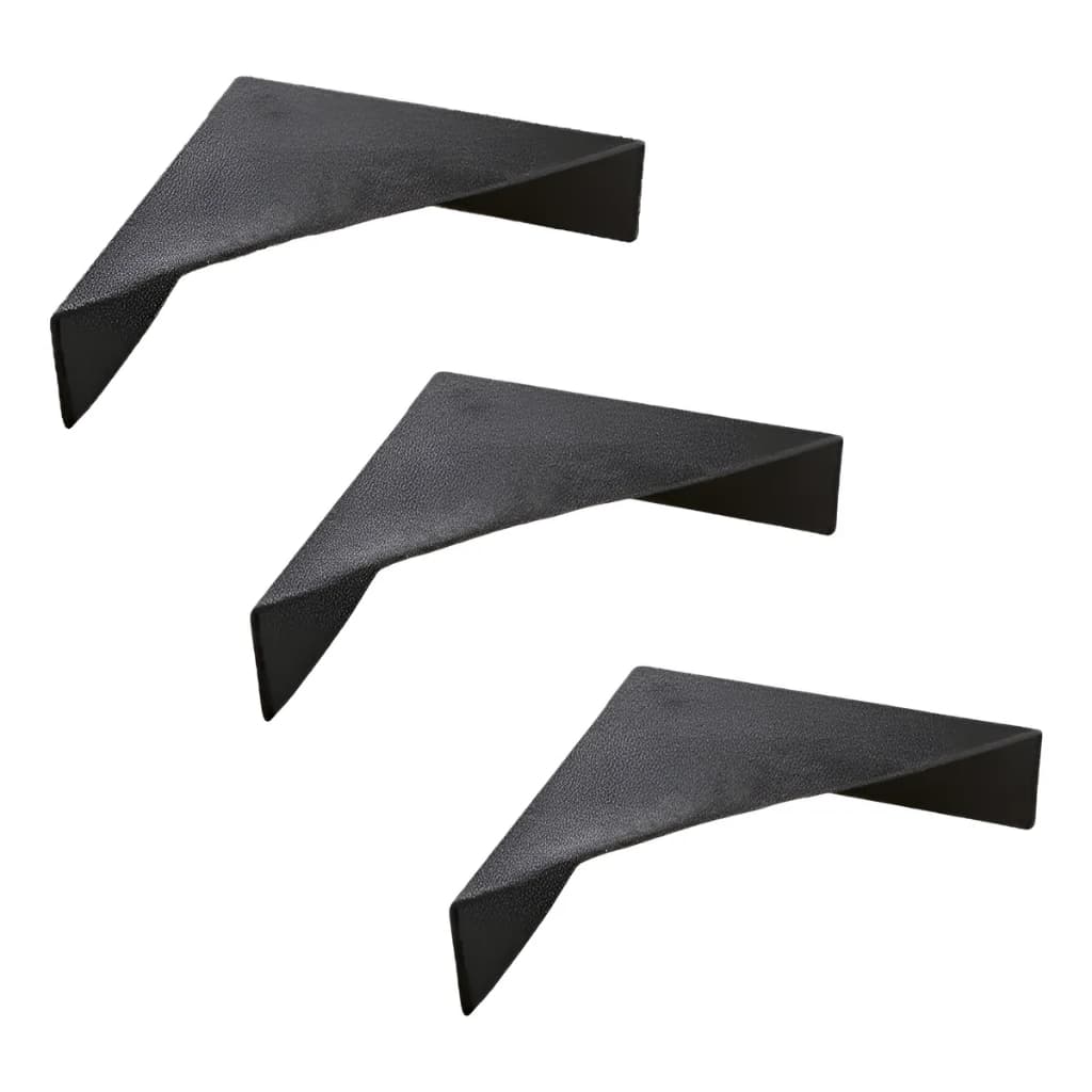 KIT CANTONEIRA ABERTA RESISTENTE PROTEÇÃO DE QUINAS MDF E MOVEIS PARA TRANSPORTE 60X60X19,5MM PRETA