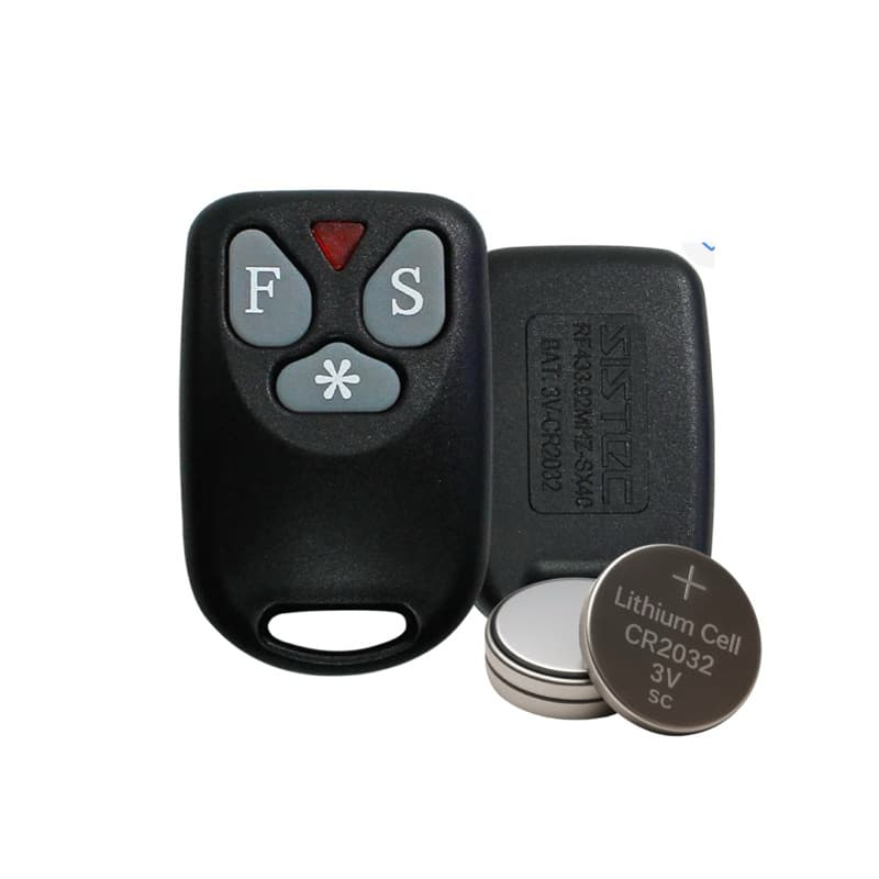 Capa Controle Remoto Alarme Automotivo Sistec Sx40 Alarme Sxt 986 + Bateria