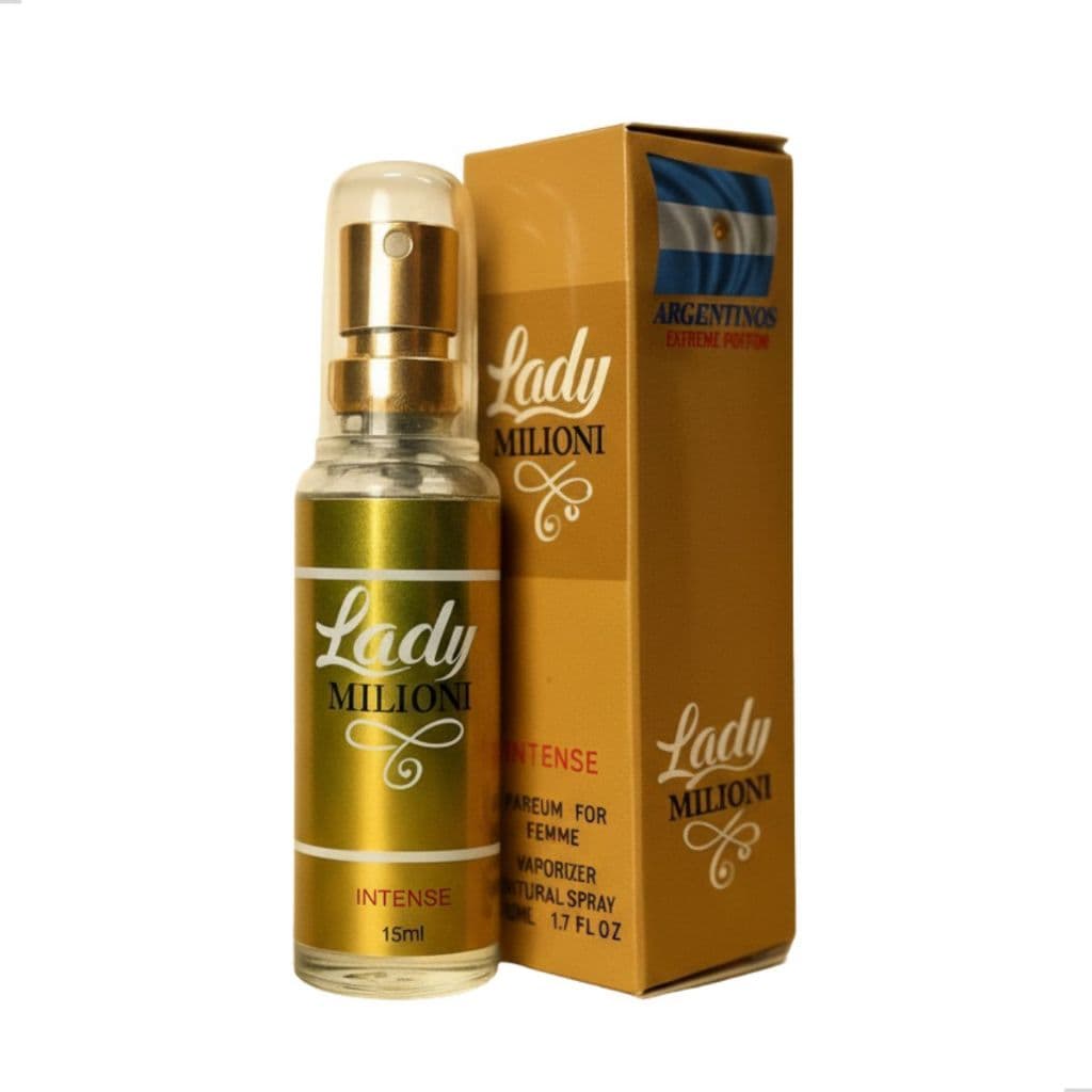 Perfume Feminino Bolsa Deo Colônia Lady Milioni Parfum Intense Marcante Alta Fixação Woman 15ml