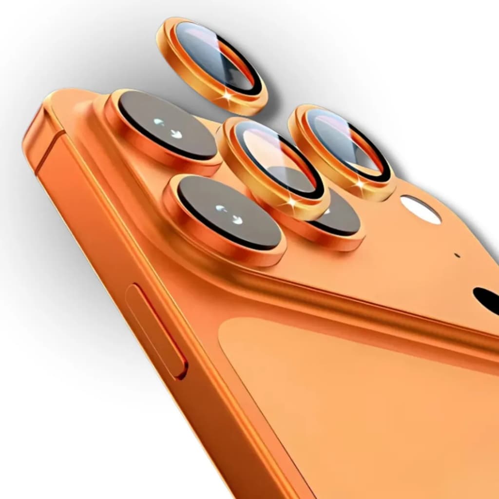Pelicula Proteção para Camera Lente para  iPhone 17 17 Pro 17 Pro Max laranja prateado azul