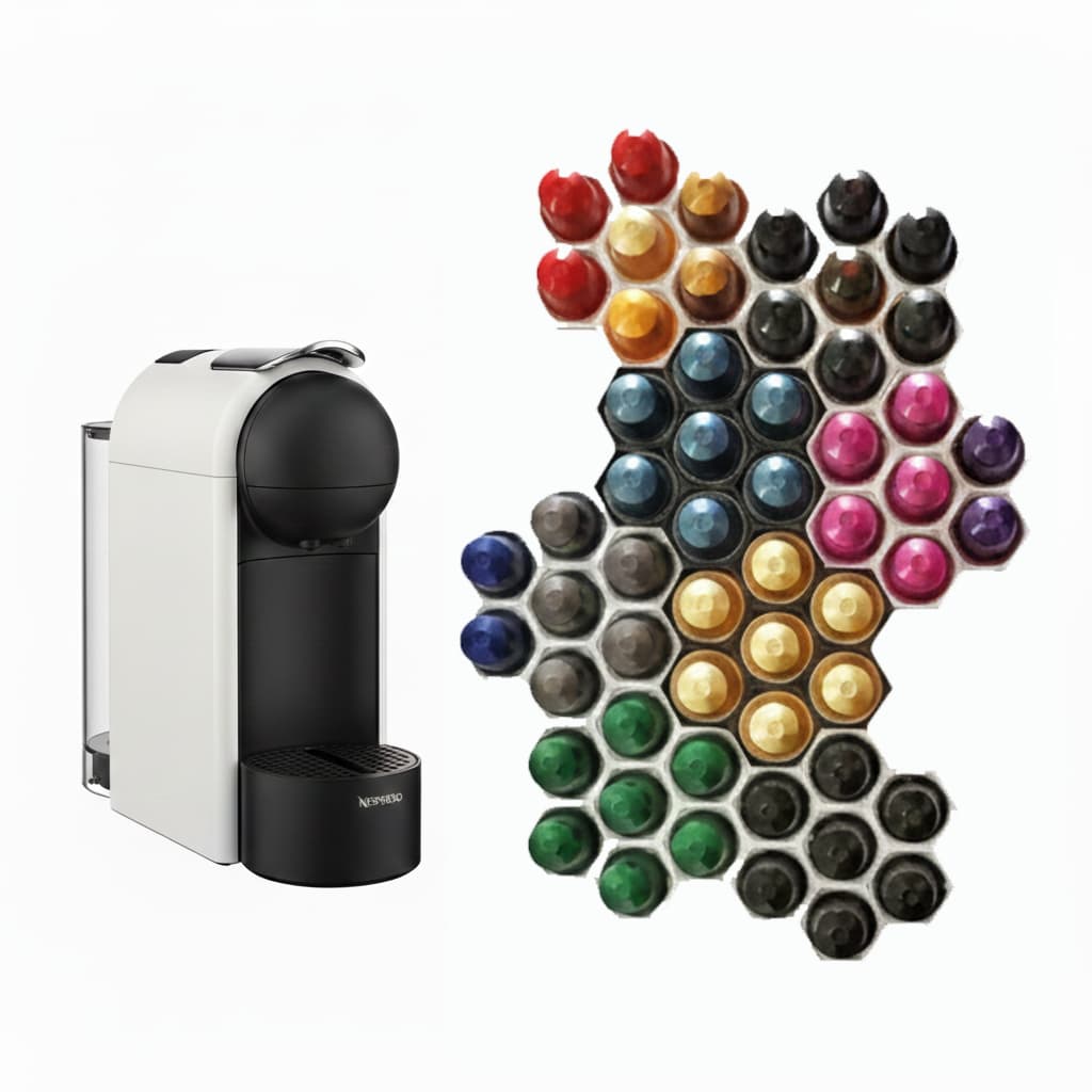 Suporte Porta Cápsulas Nespresso Original | Decorativo Colmeia e Agrupável | Cápsulas Café Nespresso