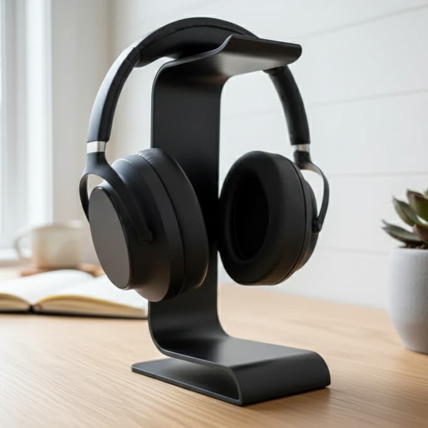 Suporte Para Fone de ouvido Headset Organizador de Mesa Gamer Minimalista