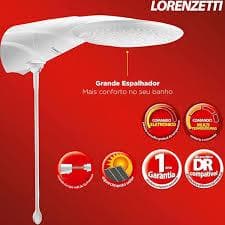 Chuveiro Advanced Eletrônica Lorenzetti 5500w 127v