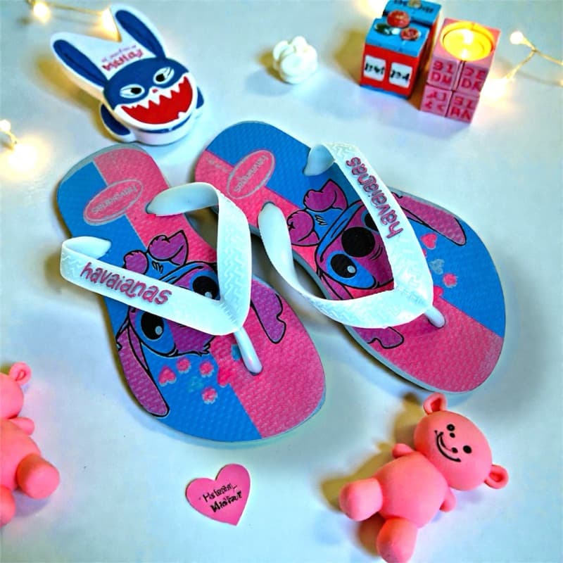 Chinelo Sthich Infantil Menina Personagens