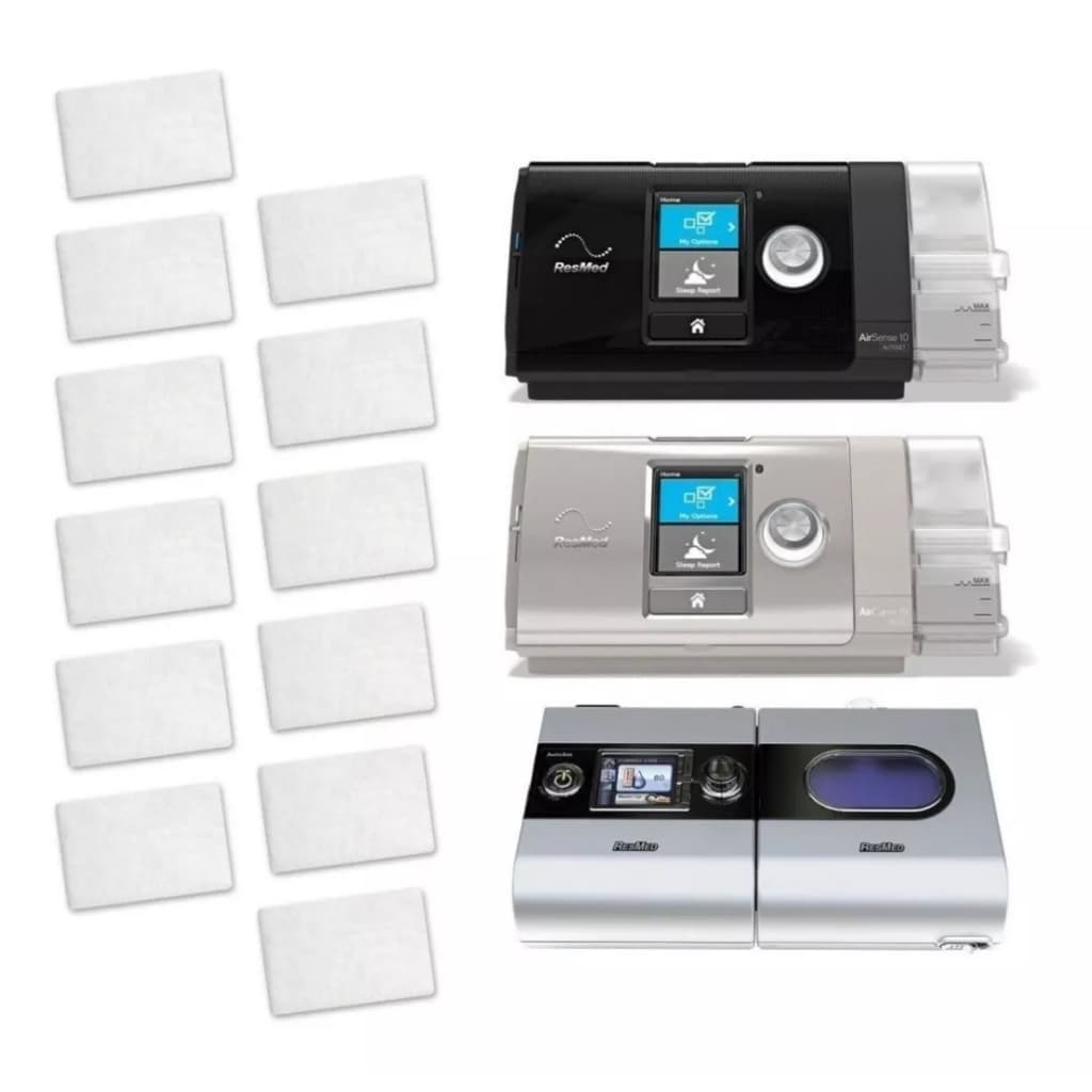 Kit de Filtro para Cpap Resmed Nacional de Alta Eficiência Compatível Linha S9 S10 Airsense