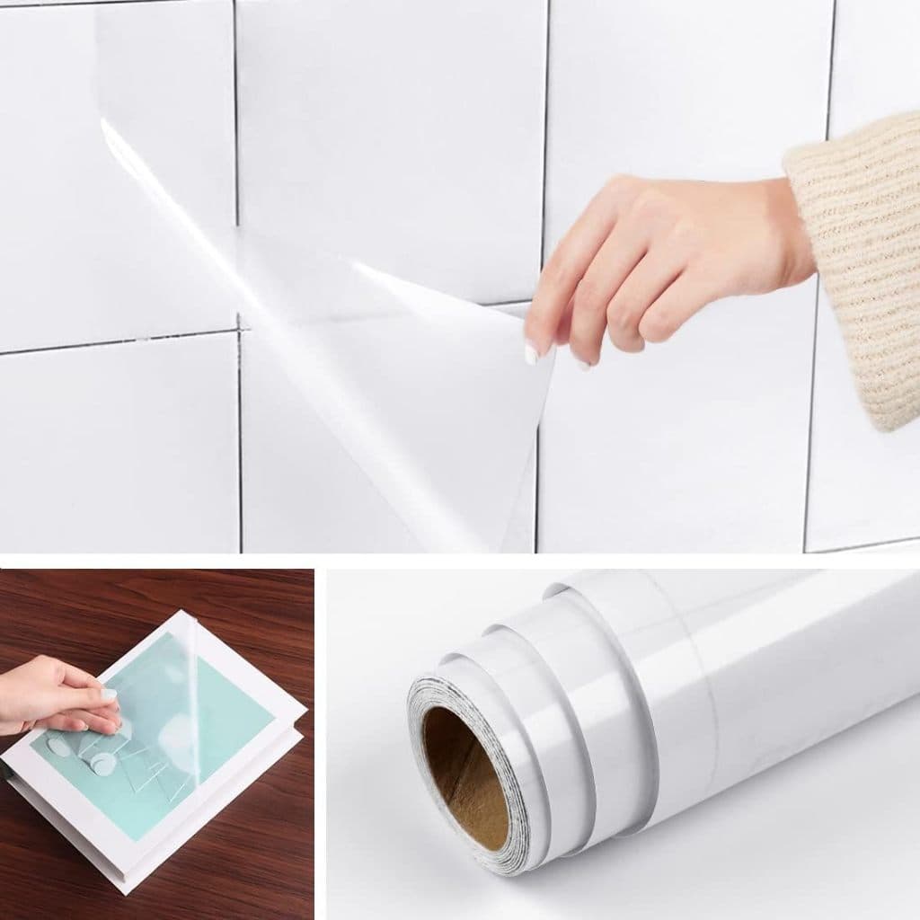 Adesivo Transparente 45cm de largura plastico lavavel para Encapar, Envelopar etc