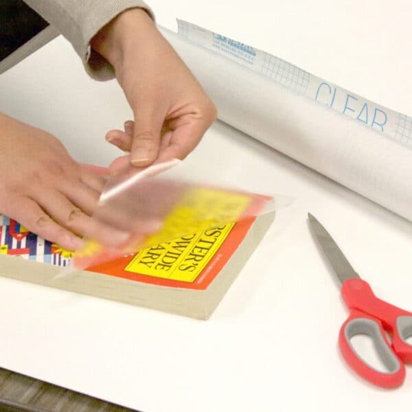 Adesivo Transparente 45cm largura Plastico Auto Colante Lavavel para Encapar etc