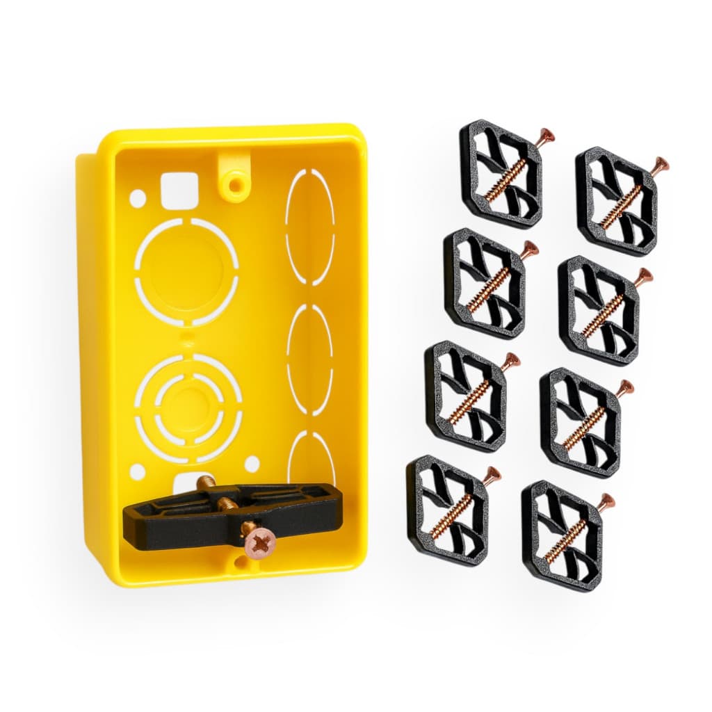Kit Reparo Salva Abas Para Caixa De Luz 4x2 Elétrica Eletricista Adaptável