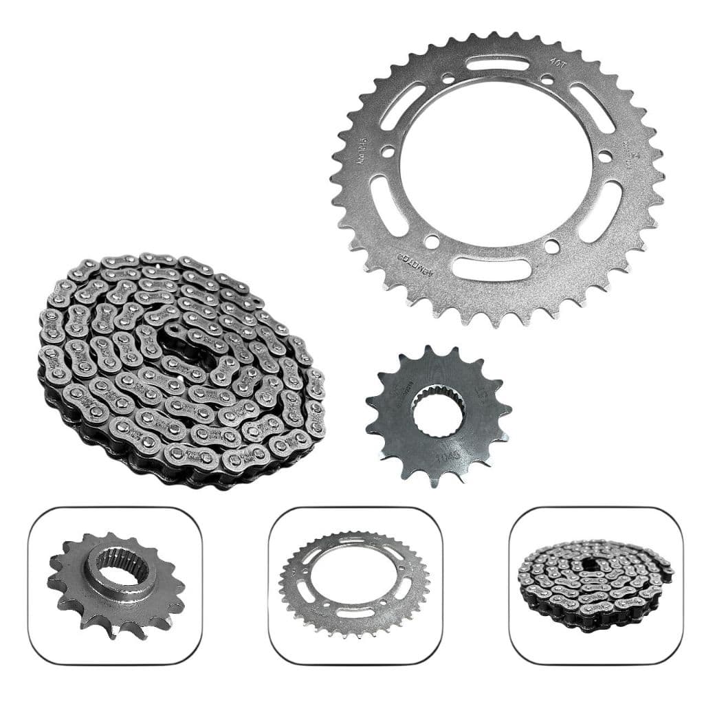 Relação Fazer 250 2005/2017 Kit Transmissão Completo Aço1045