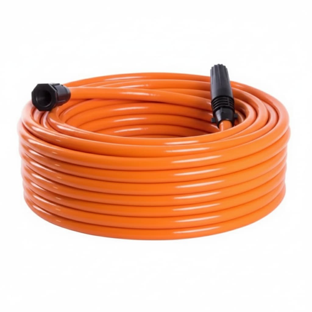 Mangueira Jardim Flexivel 30 Metros Laranja com esguicho suporta até 145psi