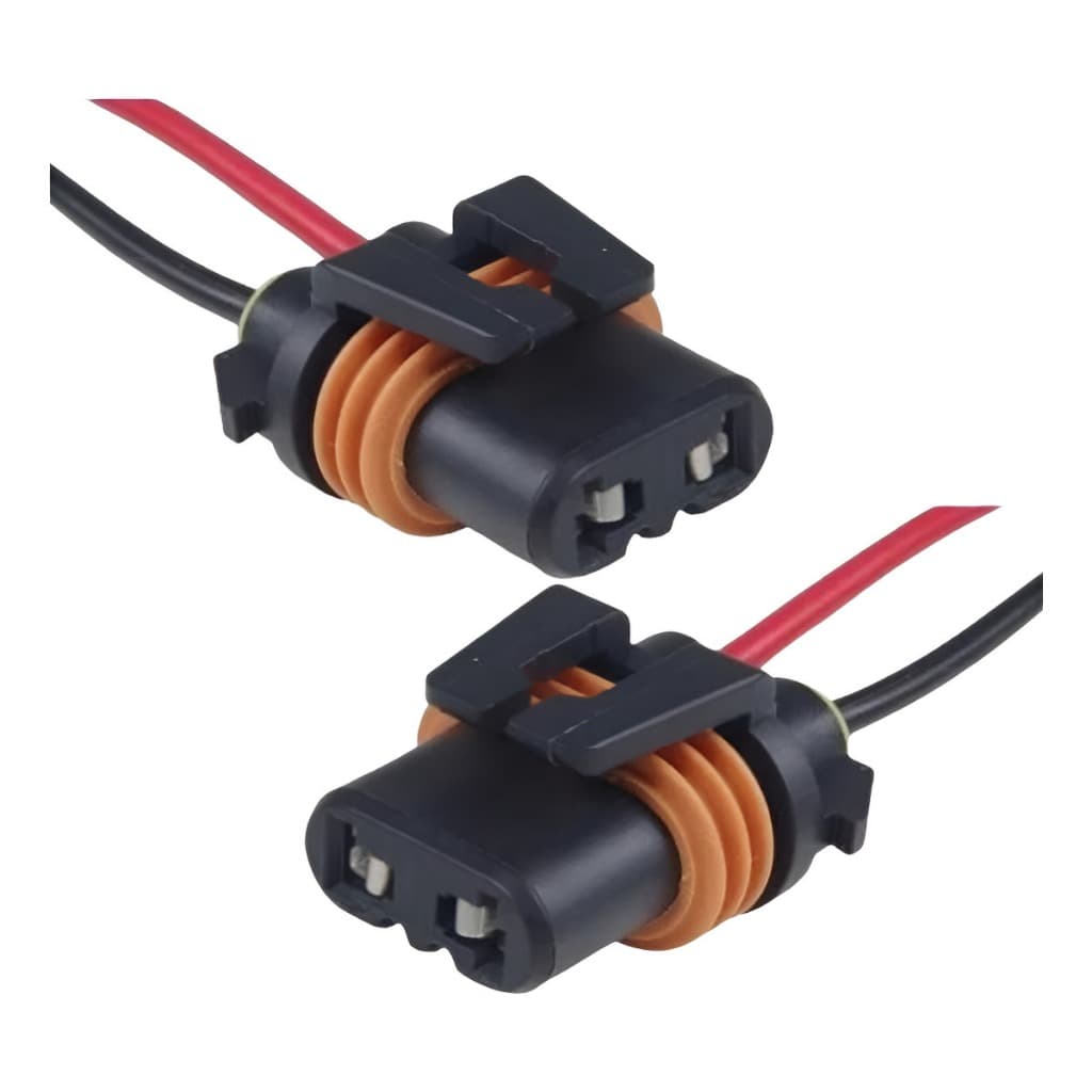 Par Chicote Plug Conector Farol Milha Soquete HB4 Lâmpada 9005 9006