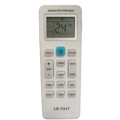 Controle Remoto Para Ar Condicionado Britânia Bac9000ifm15 Branco