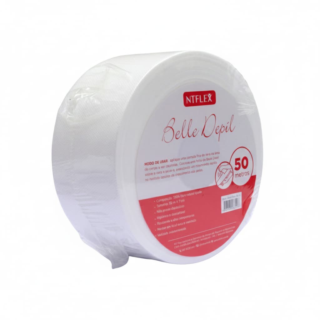 Lenço Depilação Belle Depil 01 Rolo De 50mts Ntflex - Super Econômico