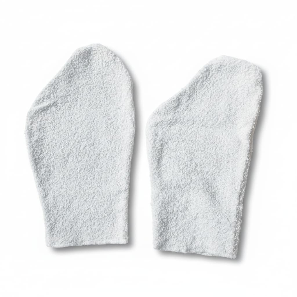 1 Par Luva Atoalhada Ntflex - Ideal Para Massagem e Aplicação de Cremes | Estética e Spa