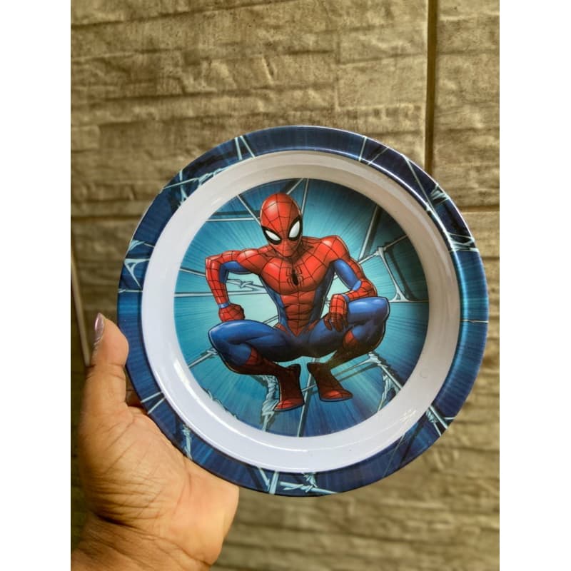 Prato  de Refeição Homem Aranha .