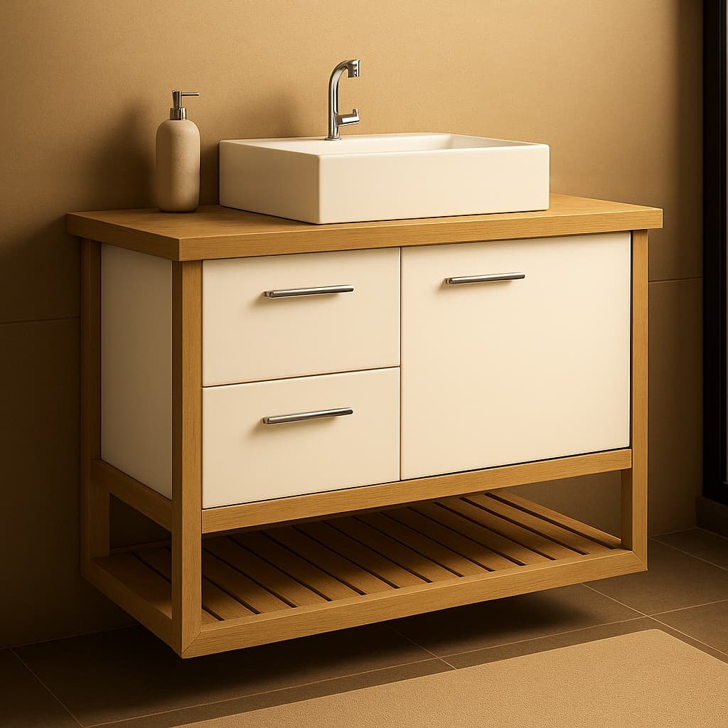 Gabinete Armario Para Banheiro Pretty 70cm Fimap