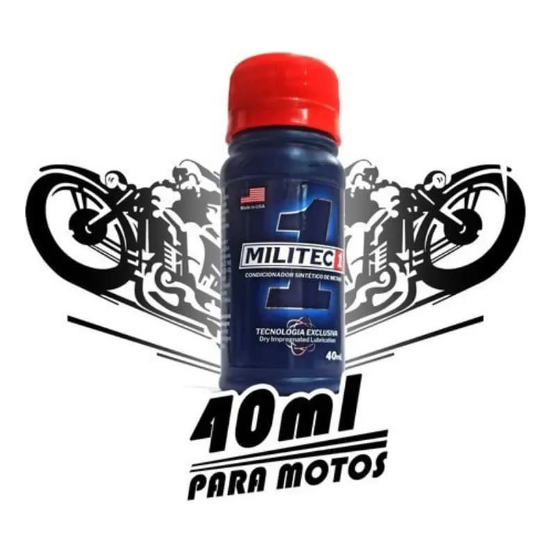 MILITEC 1 PARA MOTOS E CARROS ORIGINAL 40 ML CONDICIONADOR DE METAIS 100% ORIGINAL NOVO