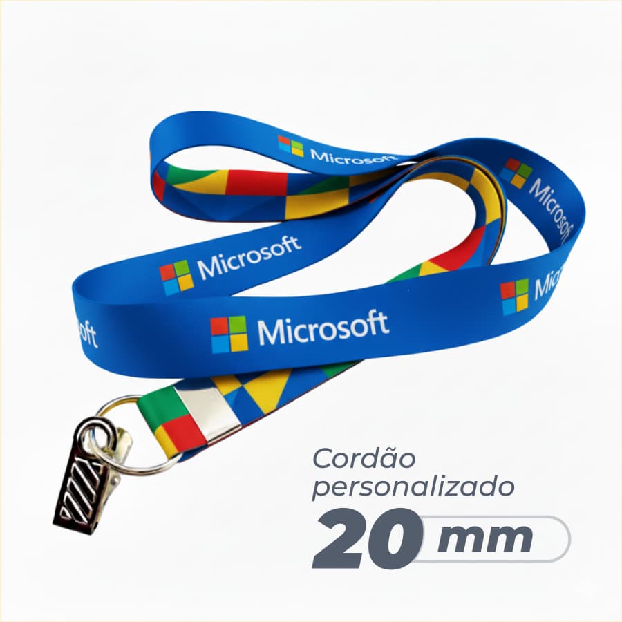 Cordão para Crachá 20mm - Personalizado
