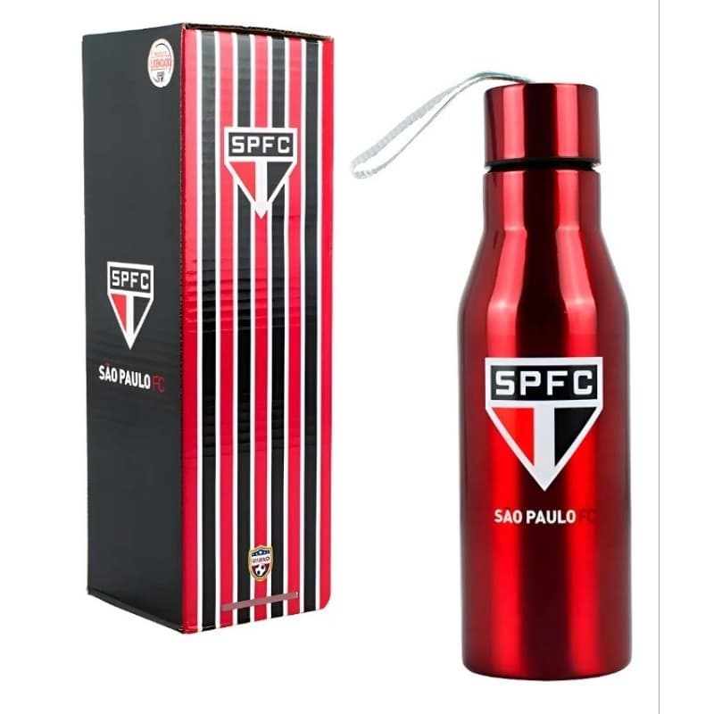 Garrafa de inox 600ml SPFC São Paulo