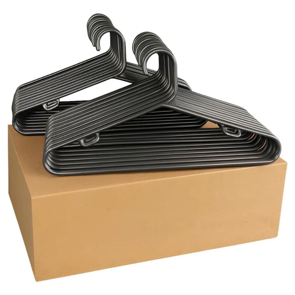 80 Cabides Preto 8mm Adulto Reforçado organizador para casa e lojas
