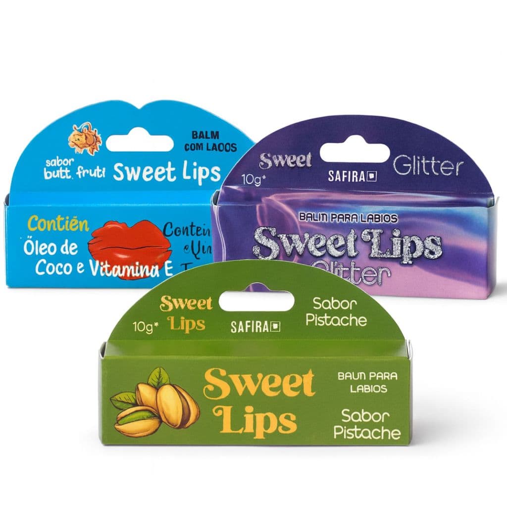 Sweet Lips Safira -  Balm Para Lábios | 10g – Hidratação Intensa