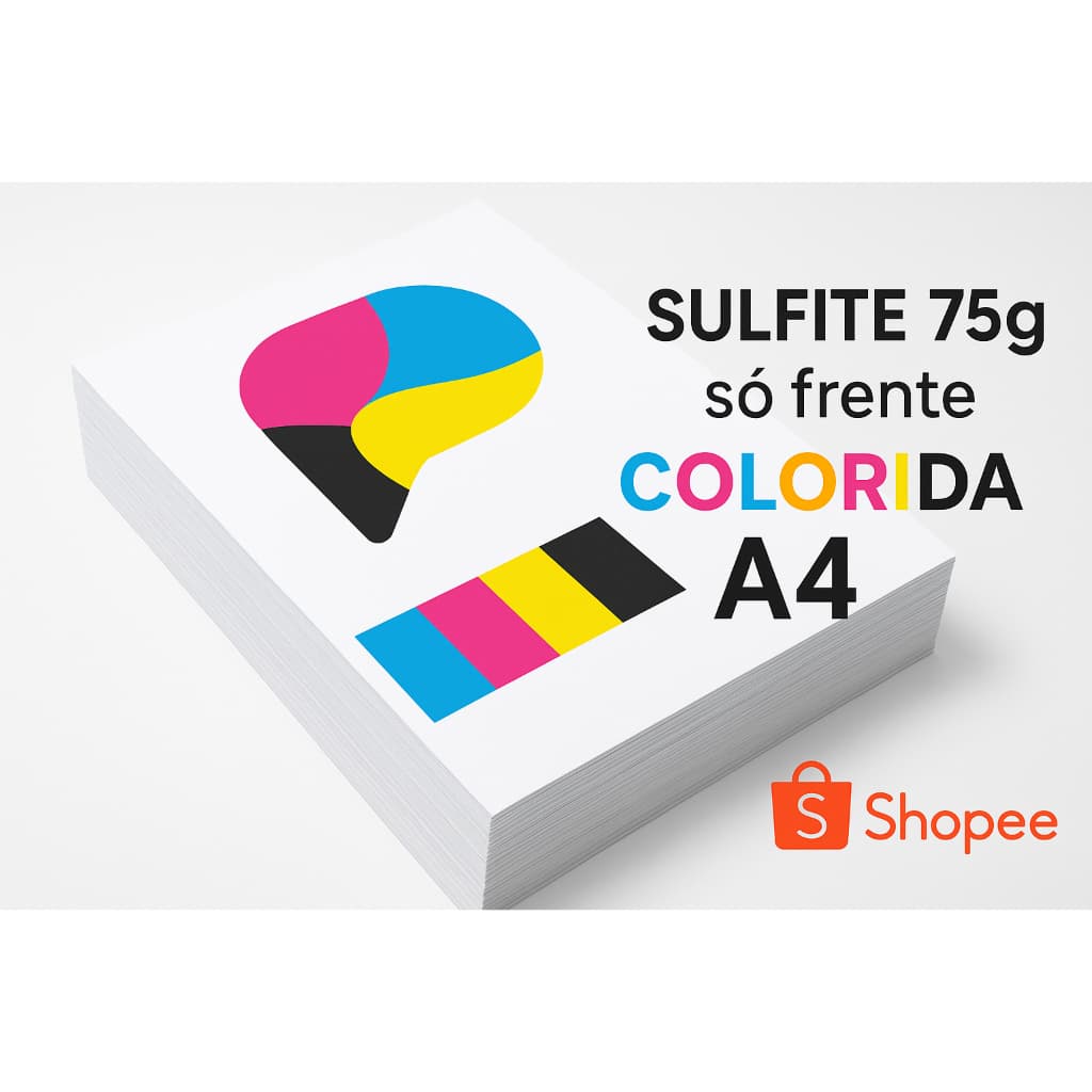 Impressão A4 - Só Frente (Colorida) alta qualidade